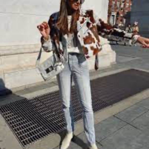 Animal print/ Cow print handbag vintage Cute and fun! - Picture 7 of 13